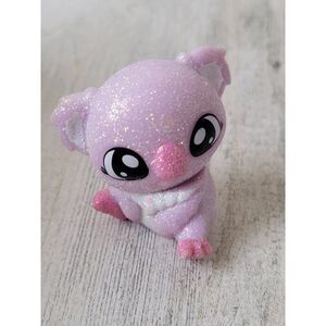 Glitter pink koala Safari pet toy animal figure‎